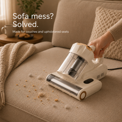 550W 18Kpa Powerful Mattress Vacuum Cleaner Dual Dust Bin HEPA Filter Heating Ultras Dust Mite Controllers Bed Vacuum Cleaner