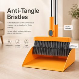 Broom and Dustpan Set