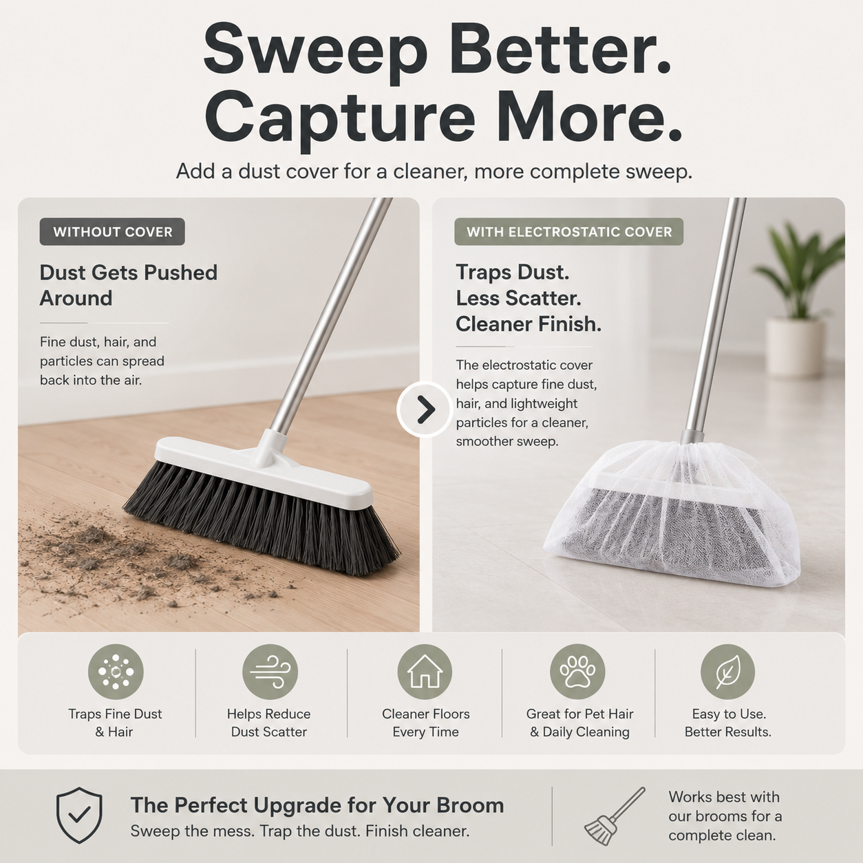 Disposable Broom Dust Covers
