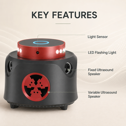 360° Ultrasonic Rodent Repeller