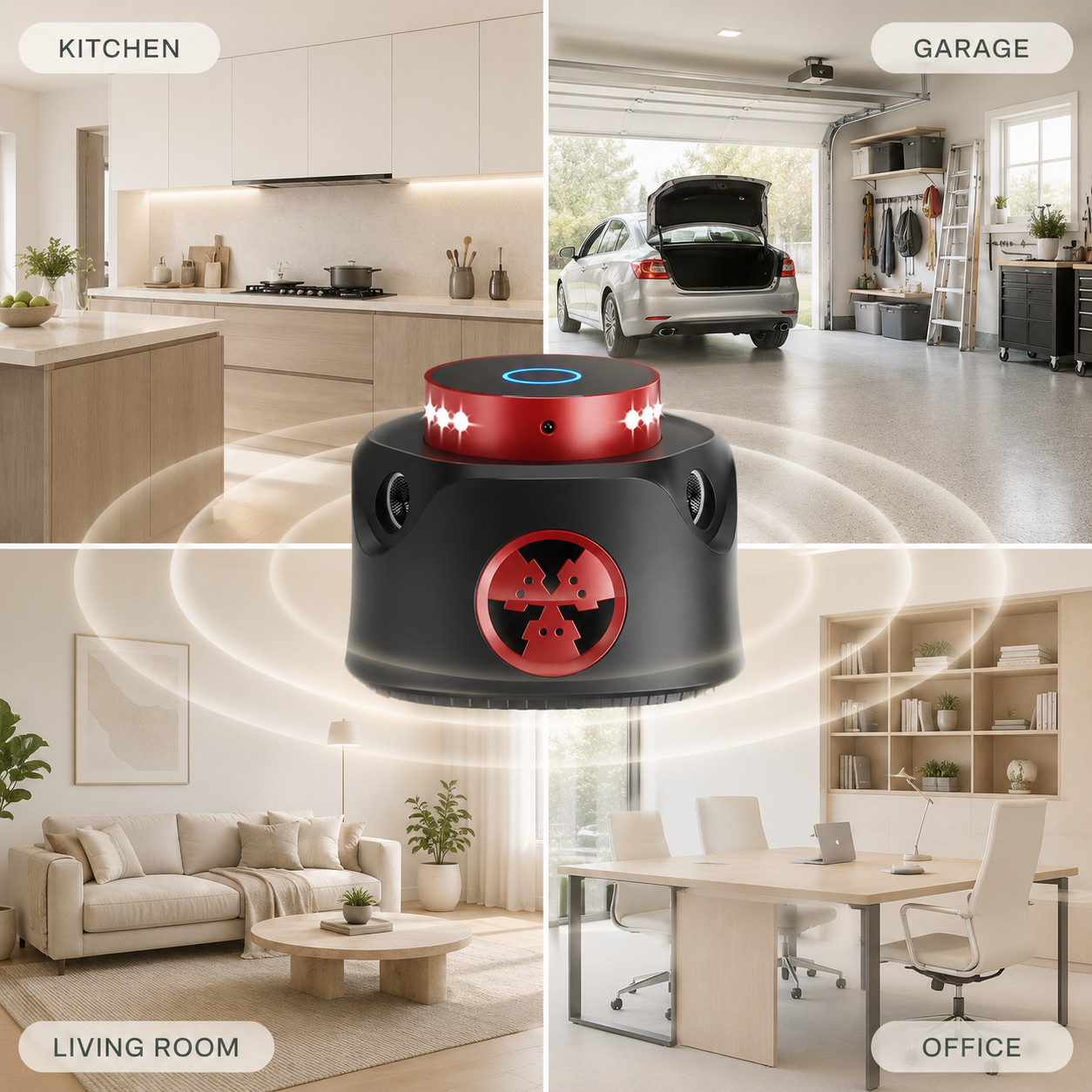 360° Ultrasonic Rodent Repeller