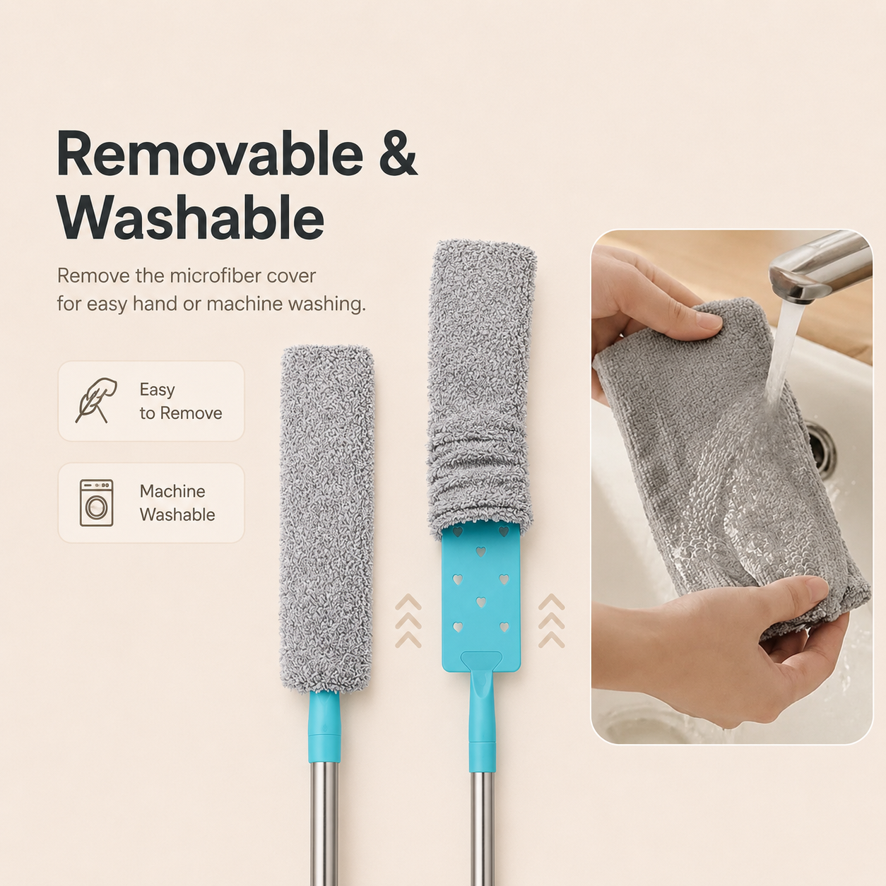 Telescopic Microfiber Duster