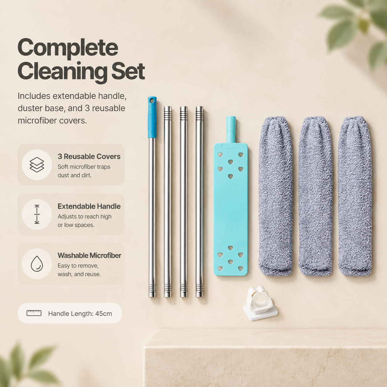 Telescopic Microfiber Duster